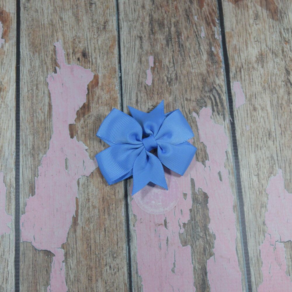 Pinwheel bow - Capri Blue