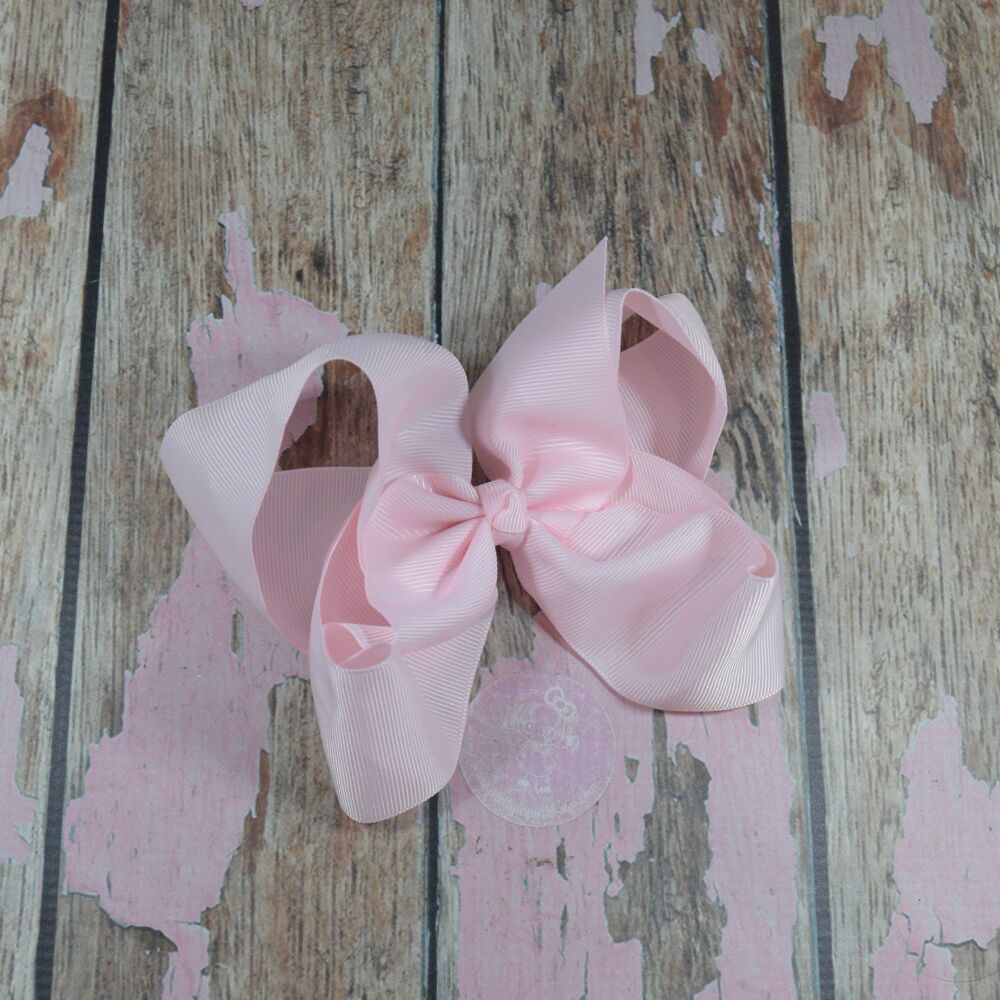 6" Boutique Bow - Powder Pink