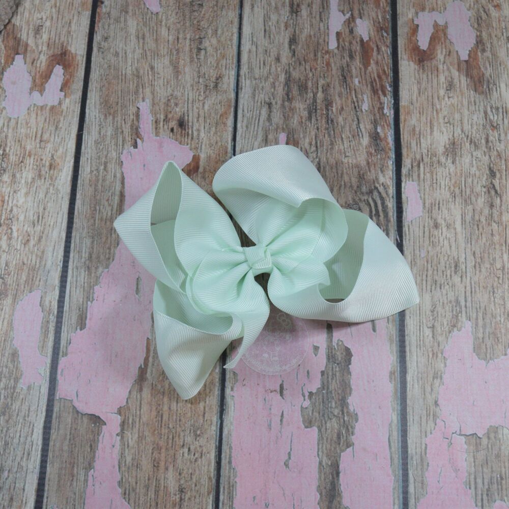 6" Boutique Bow - Ice Mint