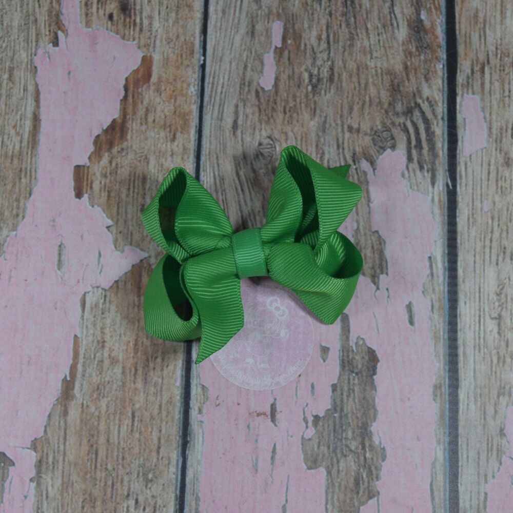 3" Boutique Bow - Classic Green
