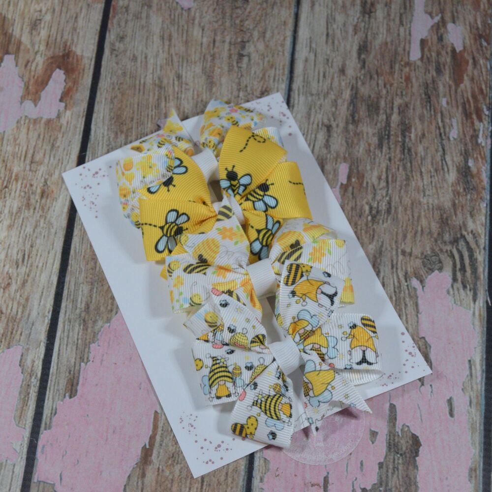Pinwheel Bows - Bee Loved