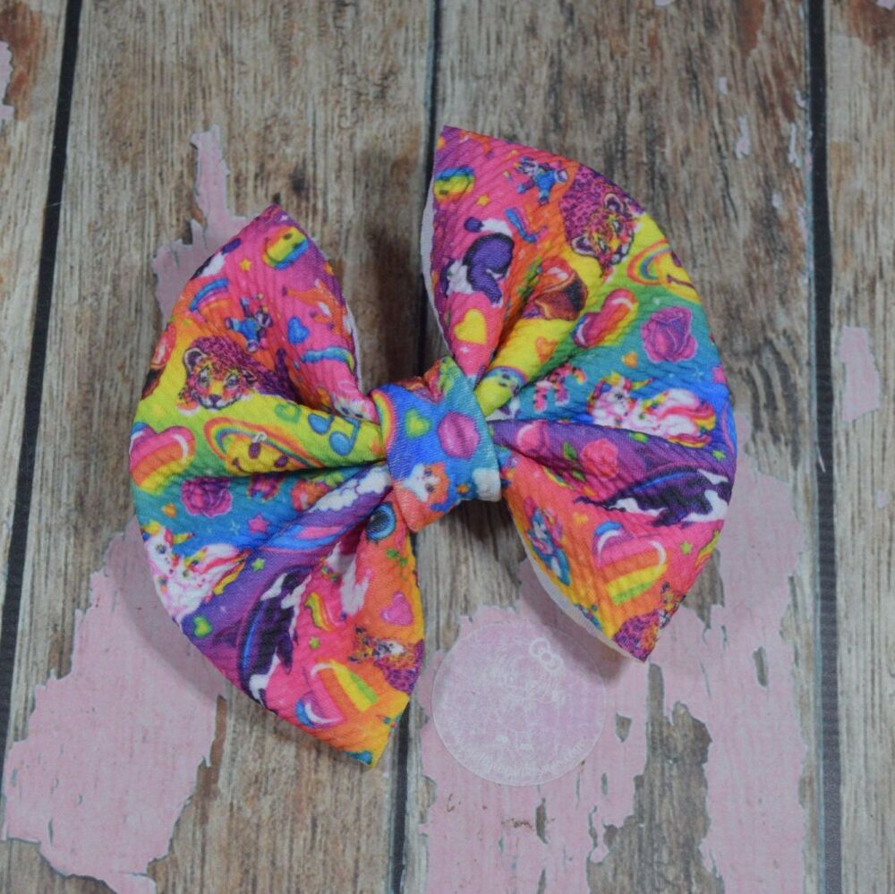 Soft Xlarge Minnie Bow - Rainbow Fantasy