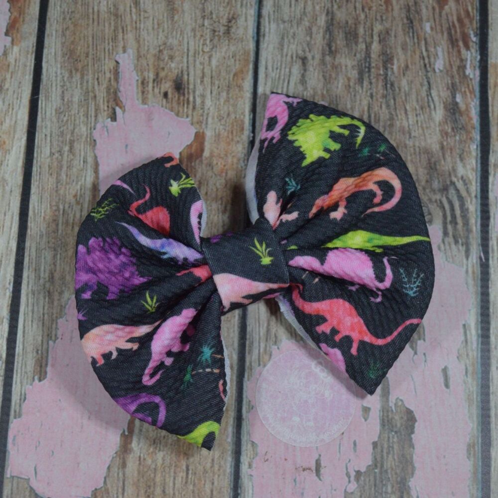 Soft XLarge Minnie Bow - Girls Like dinos too