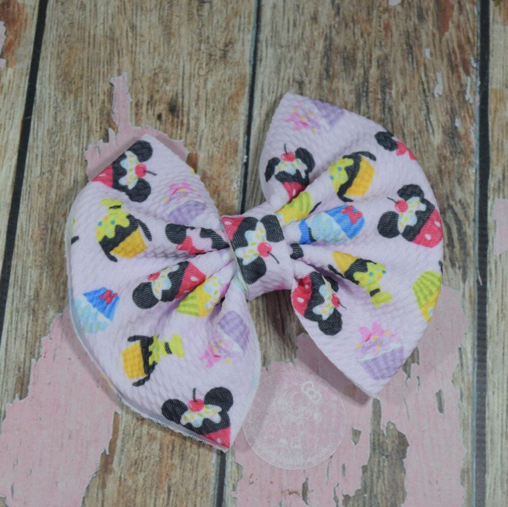 Soft XLarge Minnie Bow - Cupcake Delights