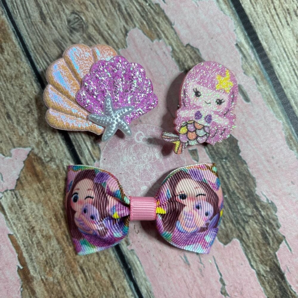 My First Clippie Set - Pink Mermaid