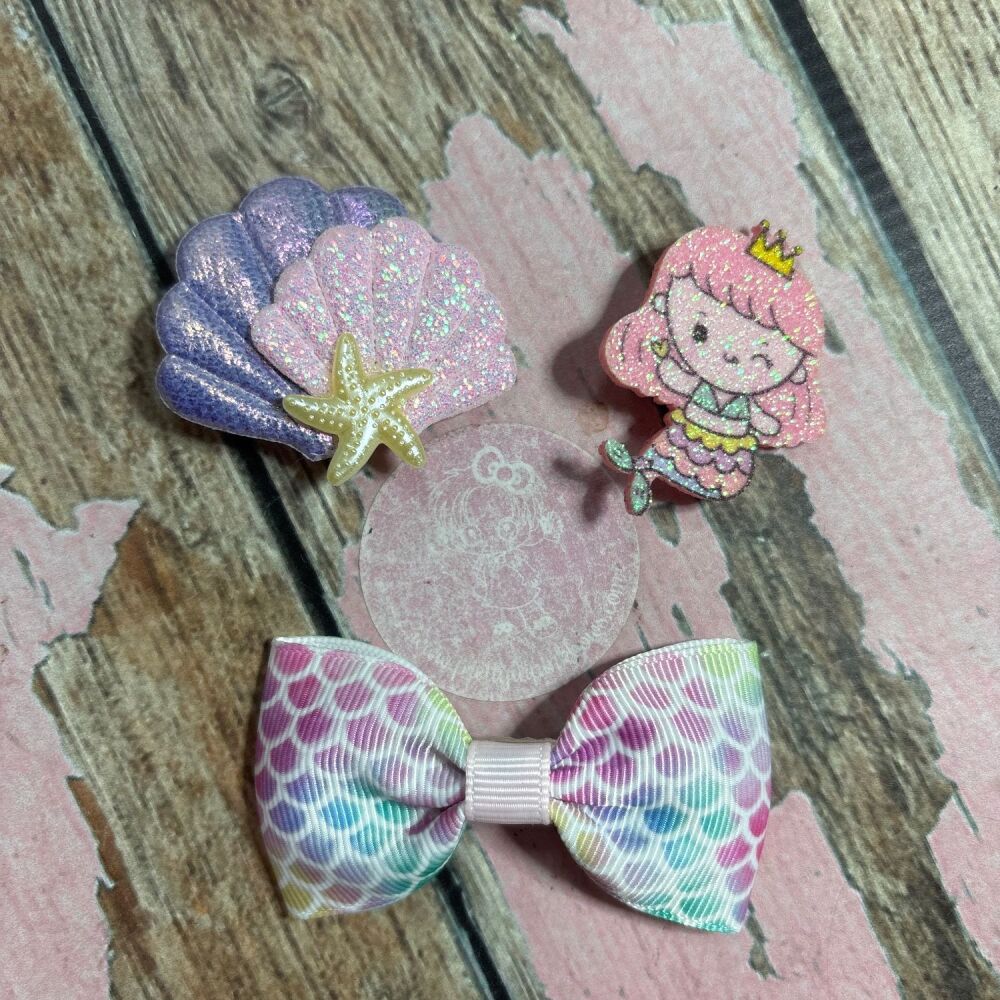 My First Clippie Set - Baby pink mermaid