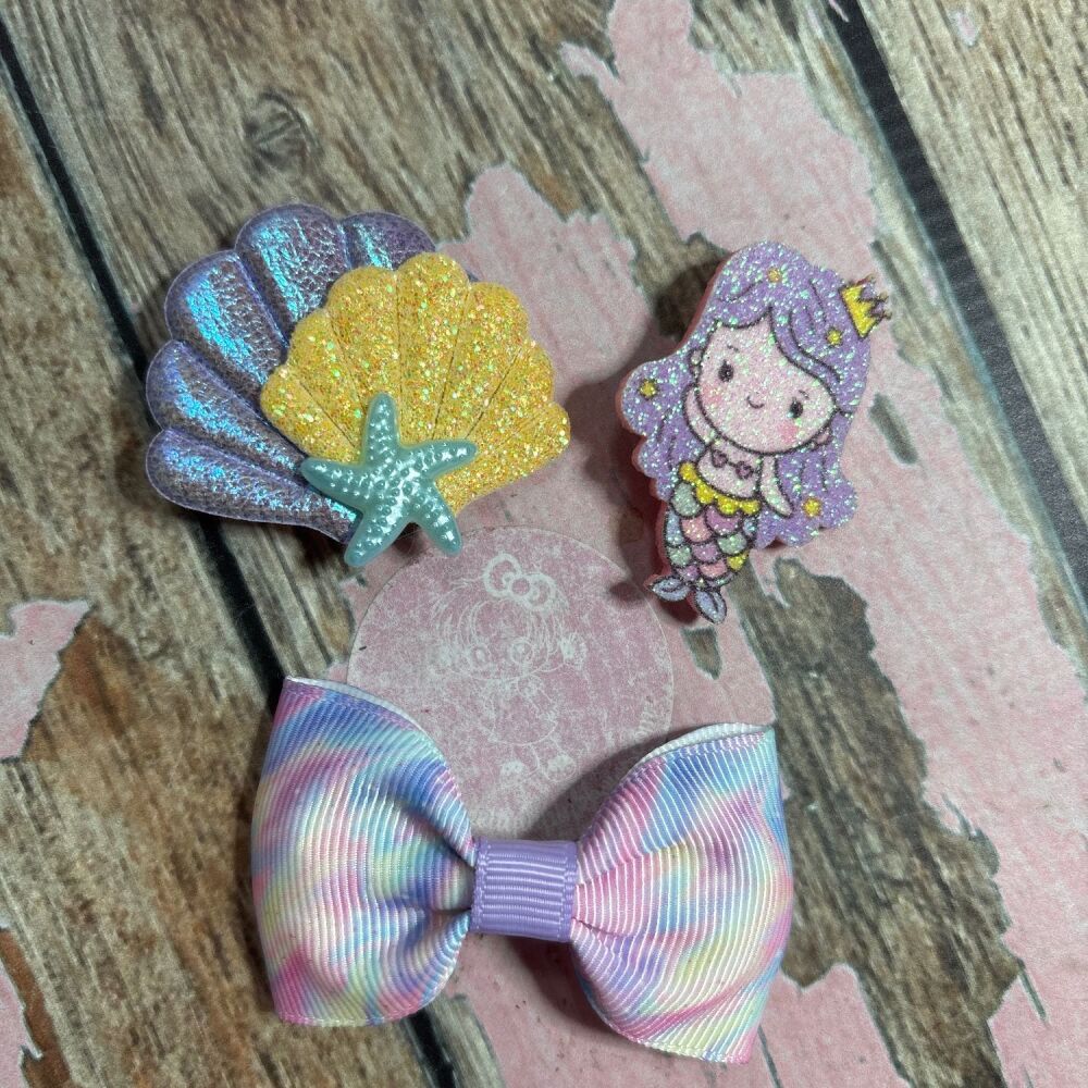 My First Clippie Set - Lilac mermaid