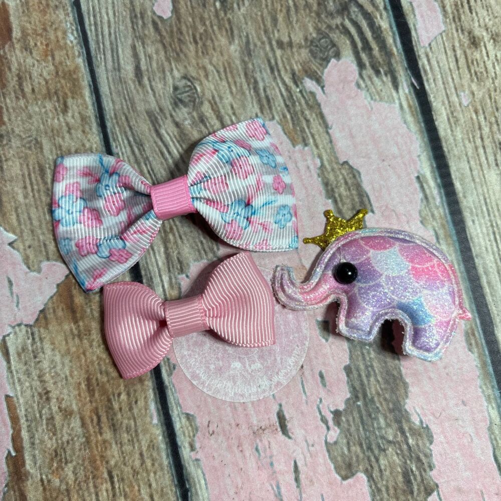 My First Clippie Set - Pastel Elephant