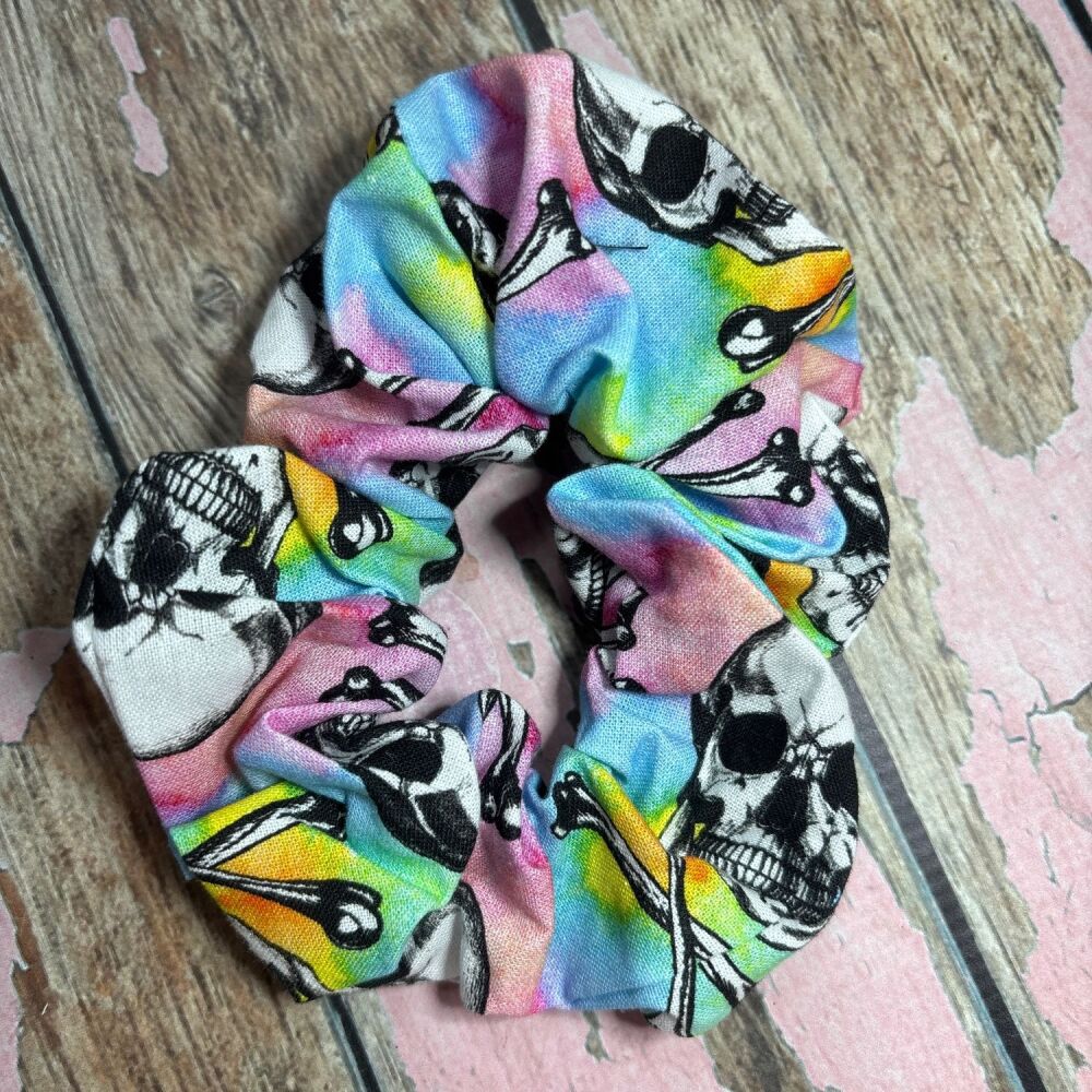 Middie scrunchie - skull