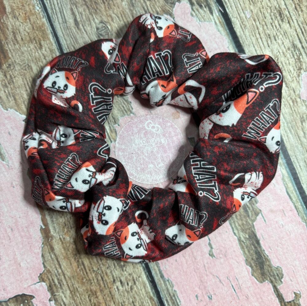 Middie scrunchie - killer cat