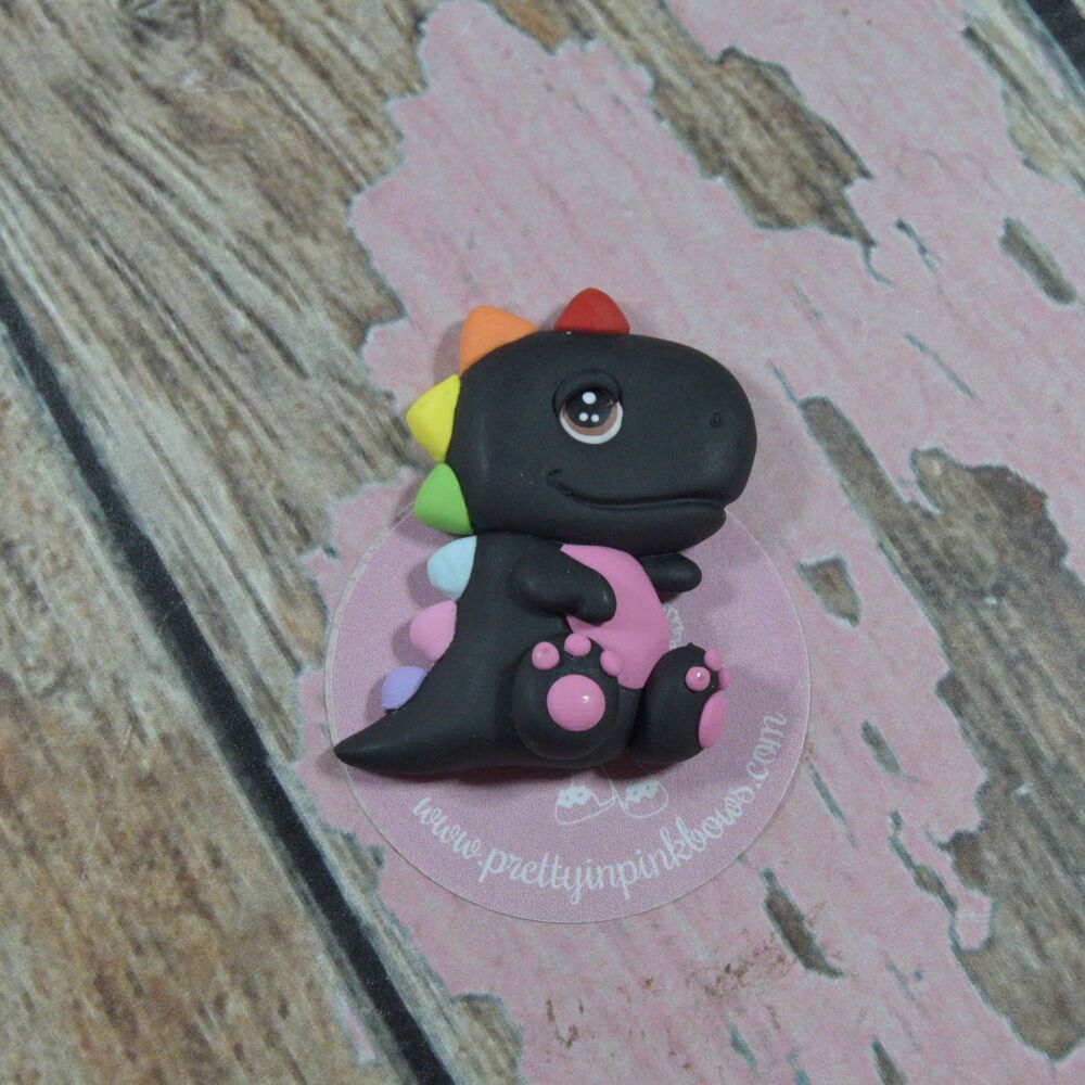 Dino - T Rex Black rainbow