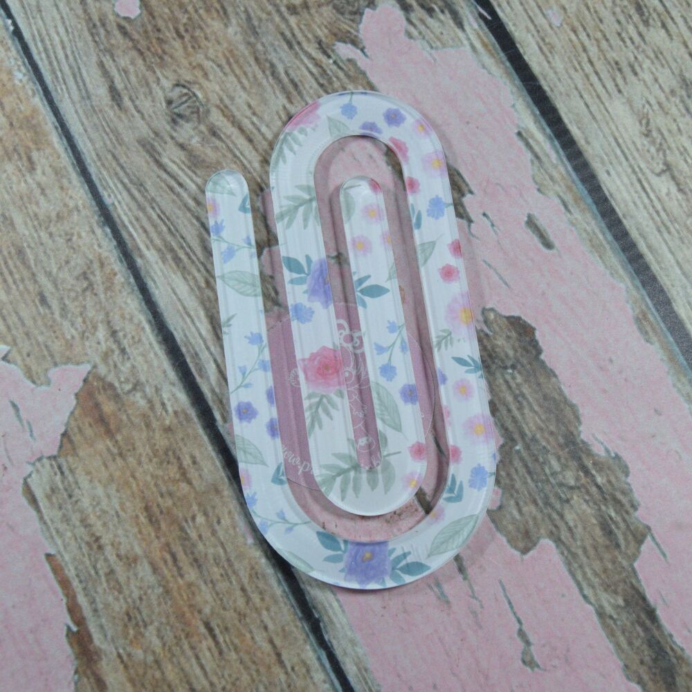 XL Paper Clip - Spring Flowers