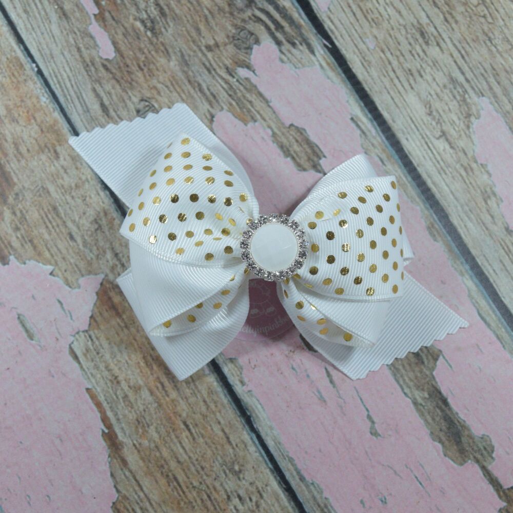 Dragonfly Bow - Wonderful White