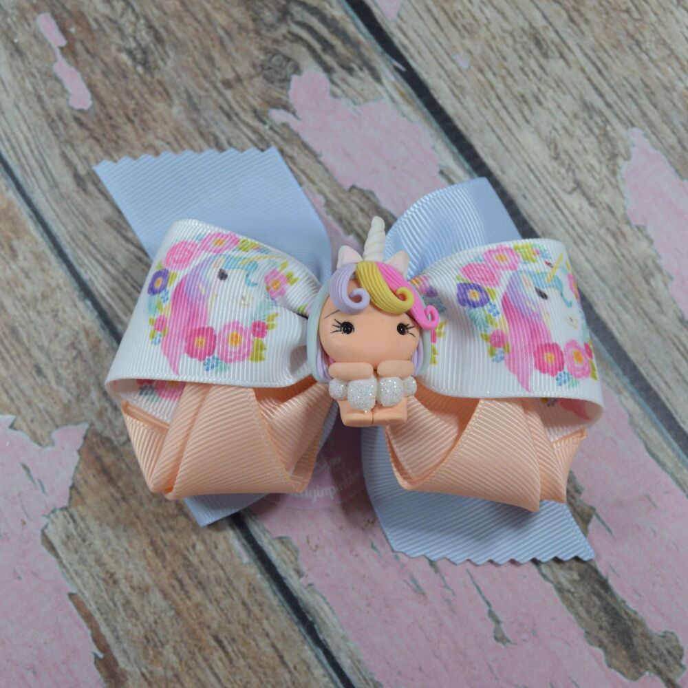 Petal Bow - Uni Unicorn