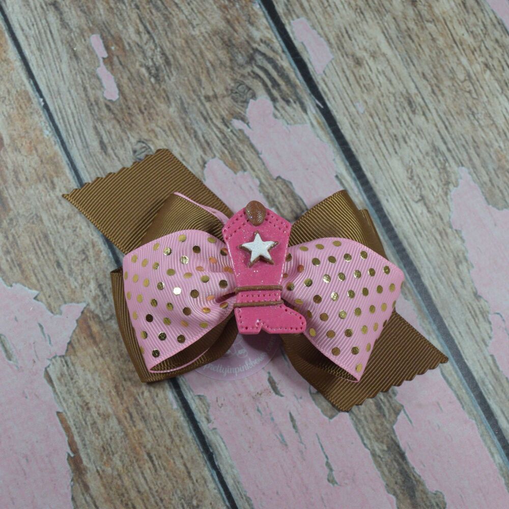 Dragonfly Bow - Cowgirl boots
