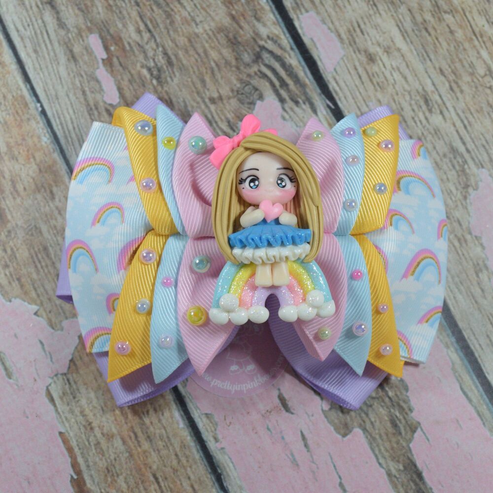 Envelope Bow - Rainbows