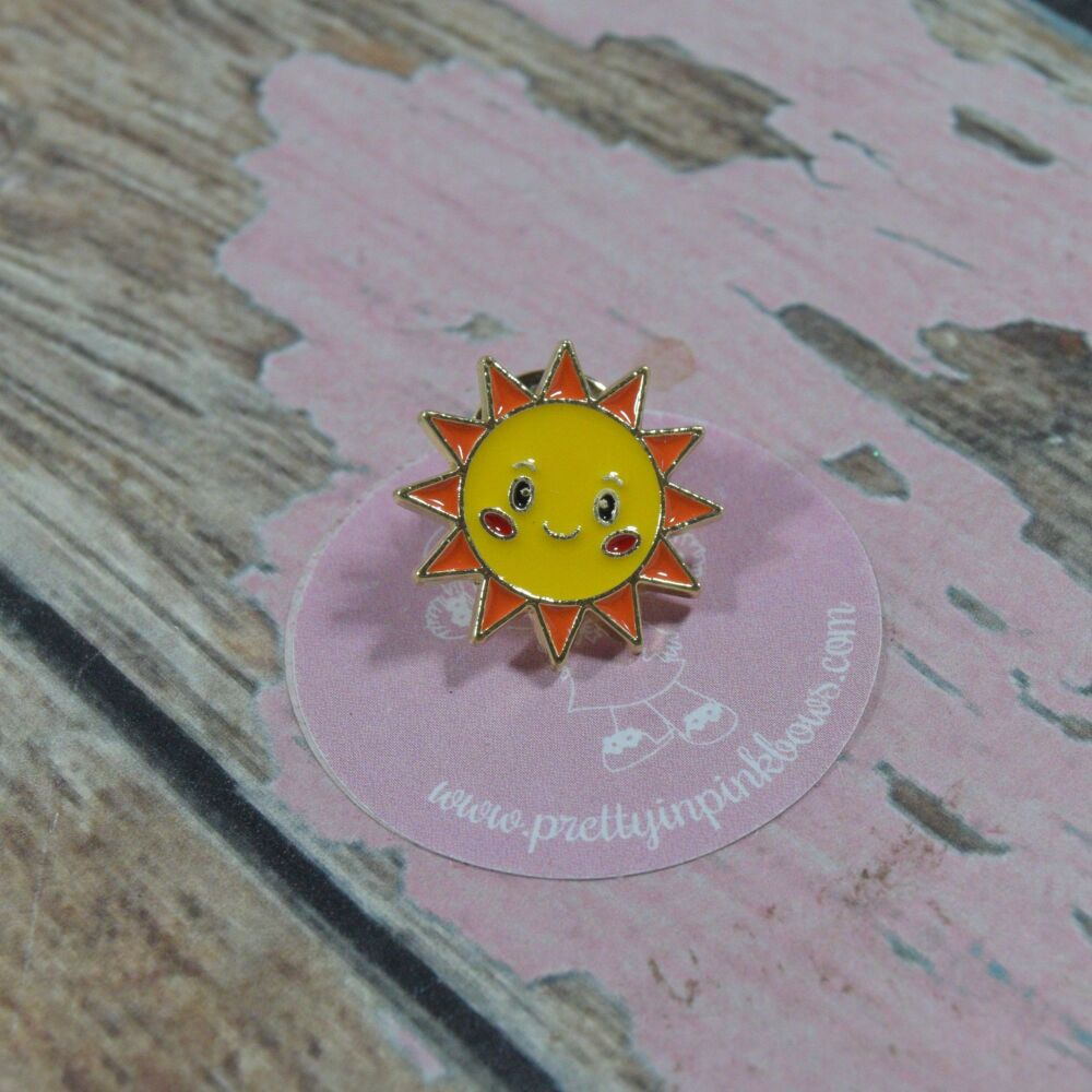 Pin Badge - Sun