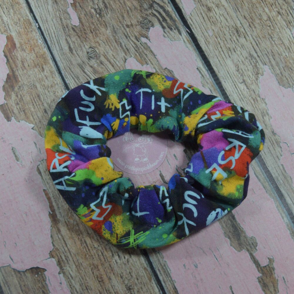 Medium scrunchie - Naughty words