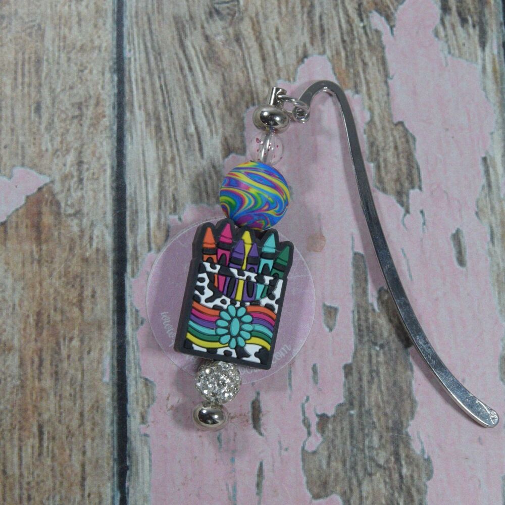 Charm Bookmarks - Crayon box