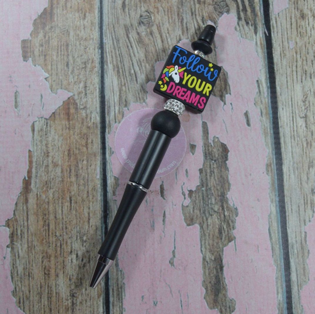 Bubble  Pen - Follow your dreams in black