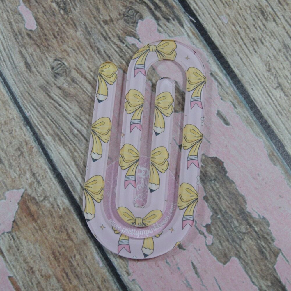 XL Paperclip - Hair Bow Pencil