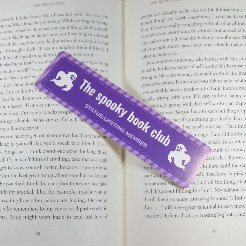 Card Bookmark - The Spooky Book club