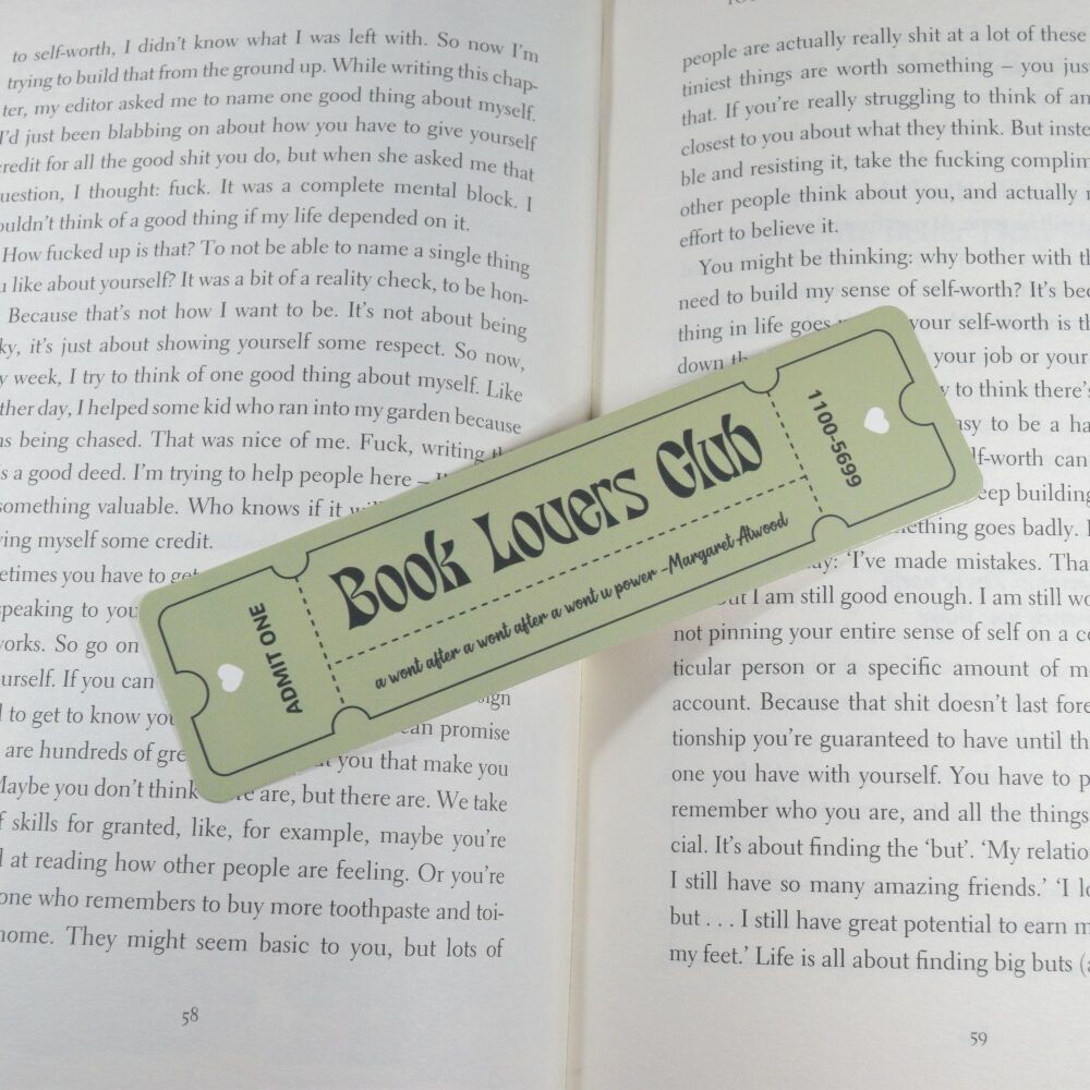 Card Bookmark - Book Love Club