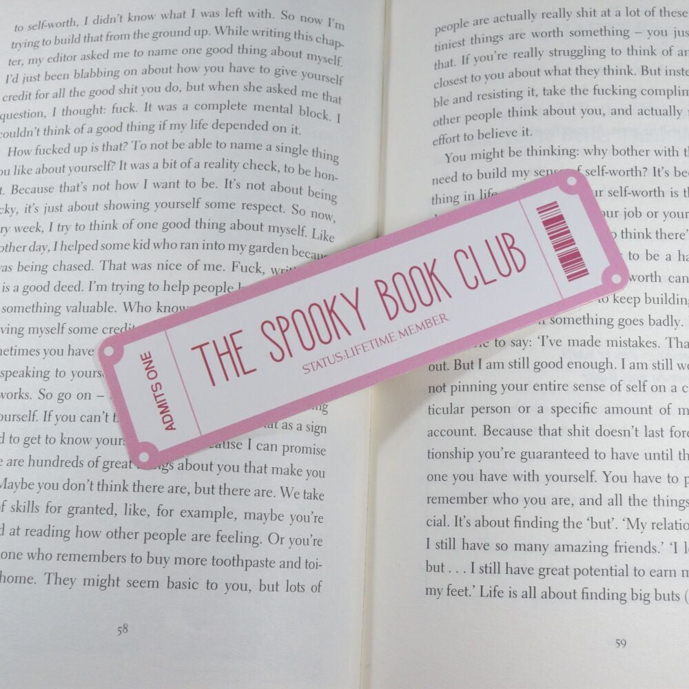 Card Bookmark - The Spooky Book Club