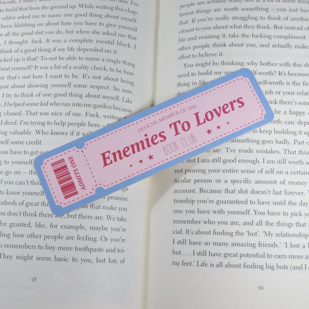 Card Bookmark - Enemies To Lovers