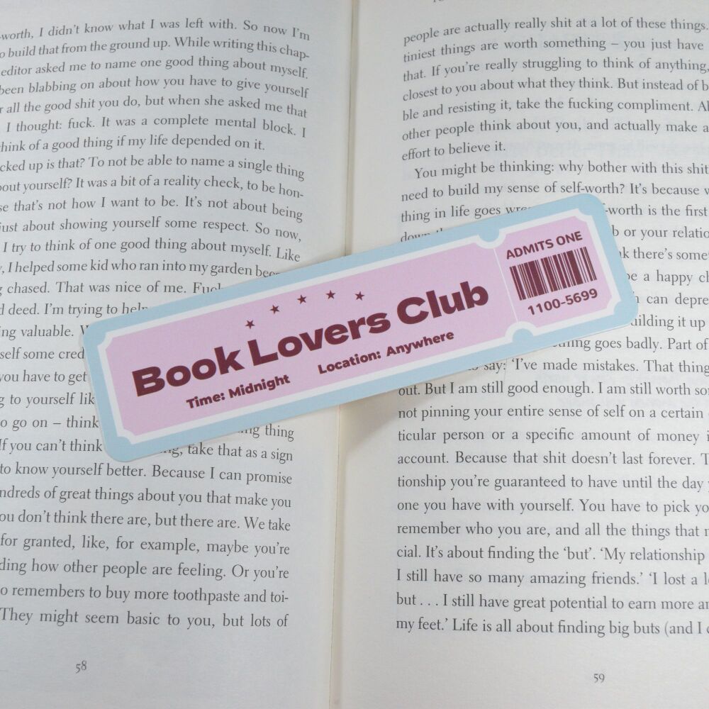Card Bookmark - Book Lover Club