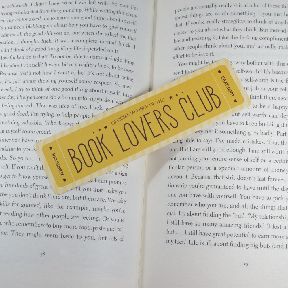 Card Bookmark - Book Lovers Club