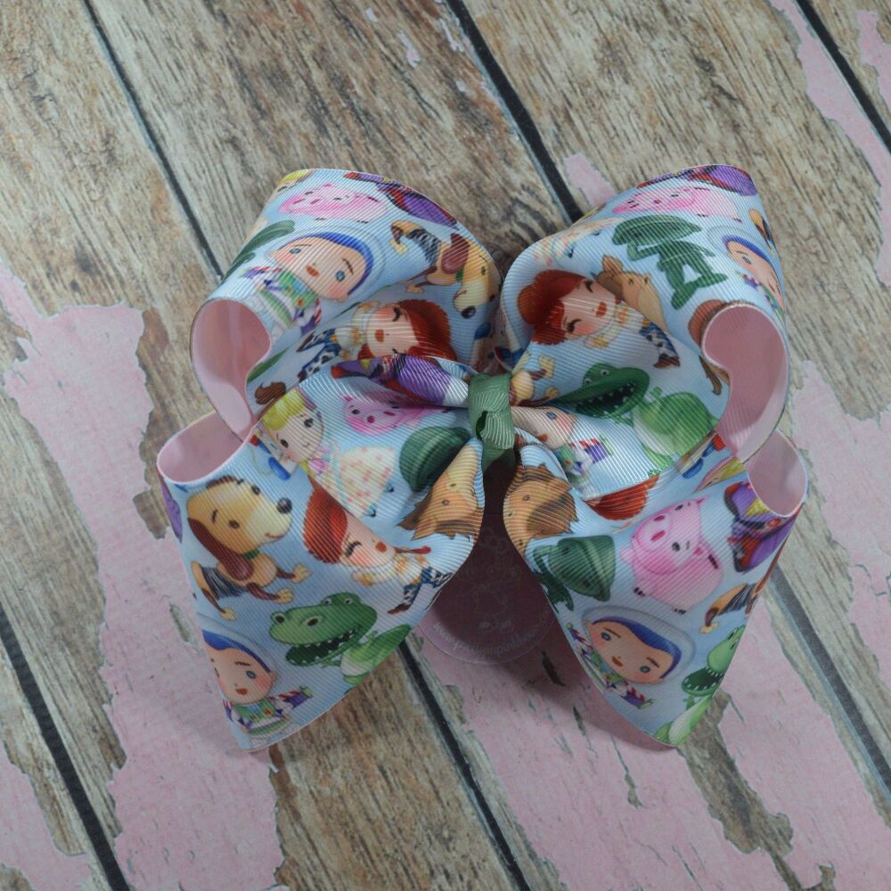 6" Double layered Boutique Bow - Toy Story