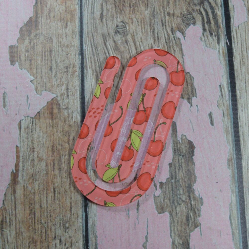 XL Paper Clip - Cherry