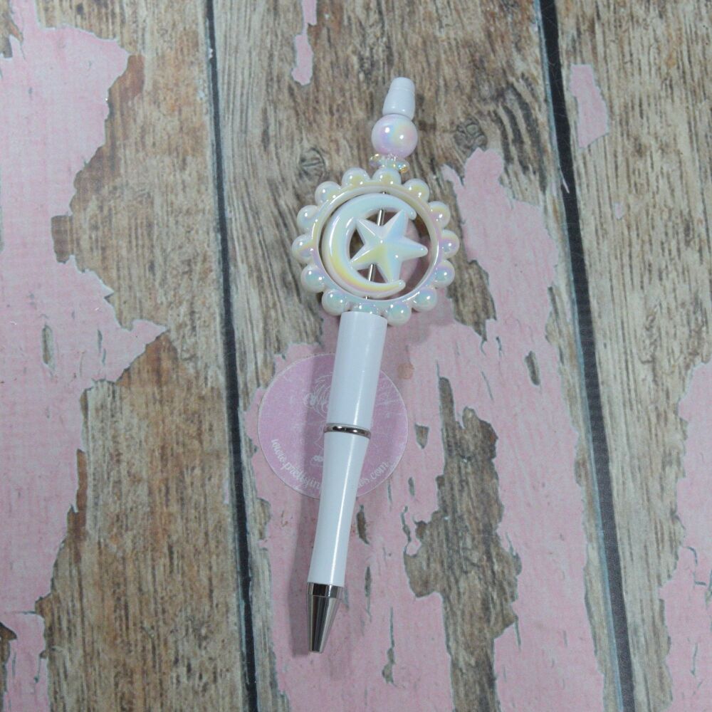 Bubble Pen - Pearl Moon and stars