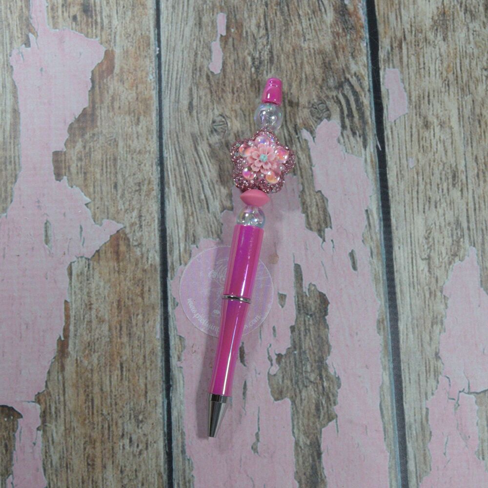 Bubble Pen - Jewelled Flower