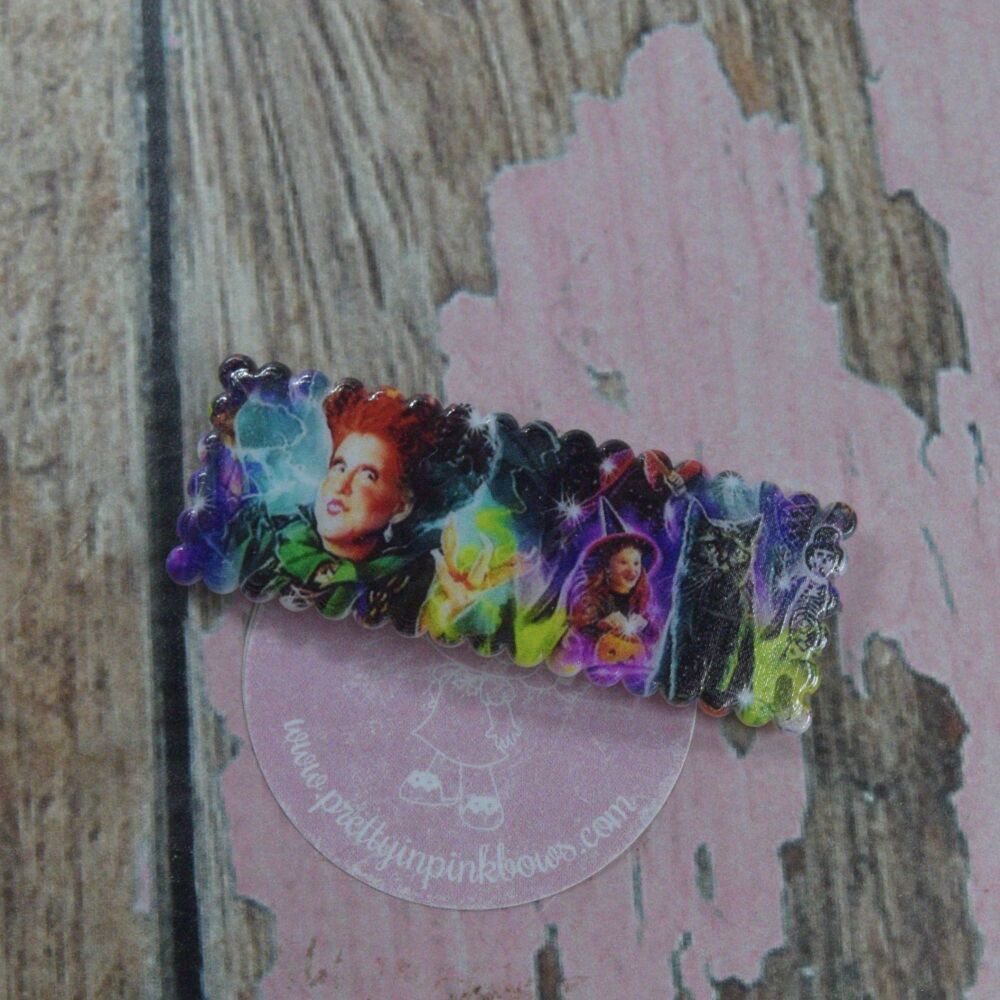 Acrylic Snap clip - Hocus Pocus