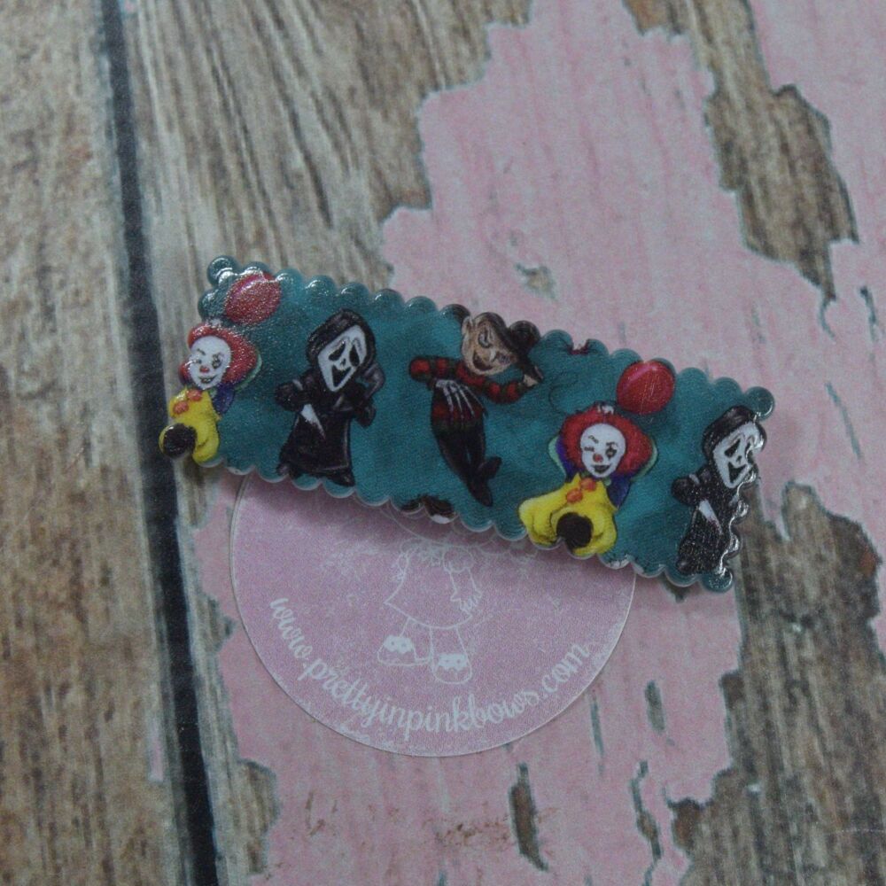 Acrylic Snap clip - Its scary out there