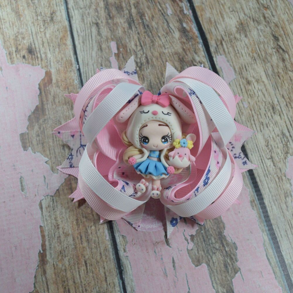 Princess style bow - Bunnie boo