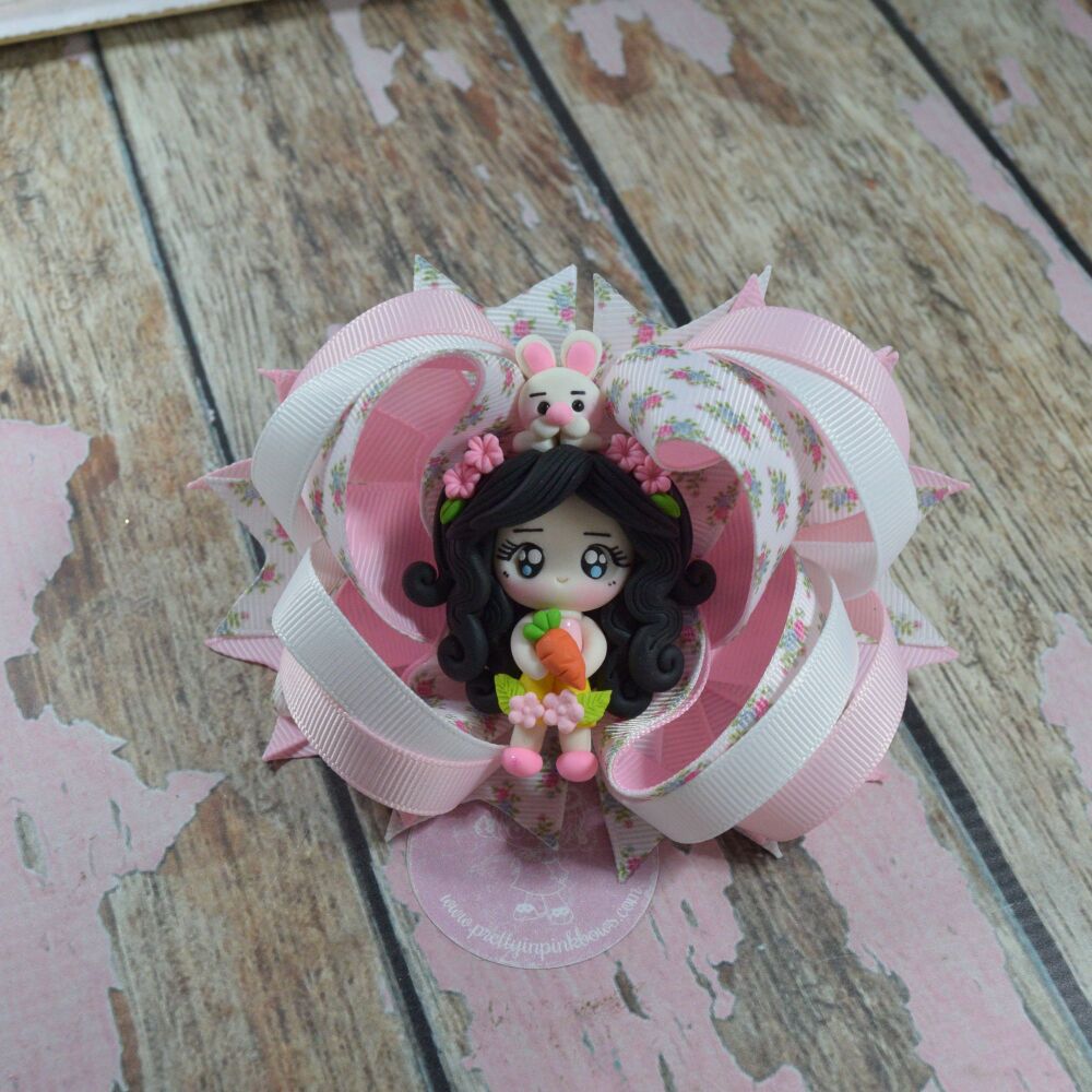 Princess style bow - Callie carrot