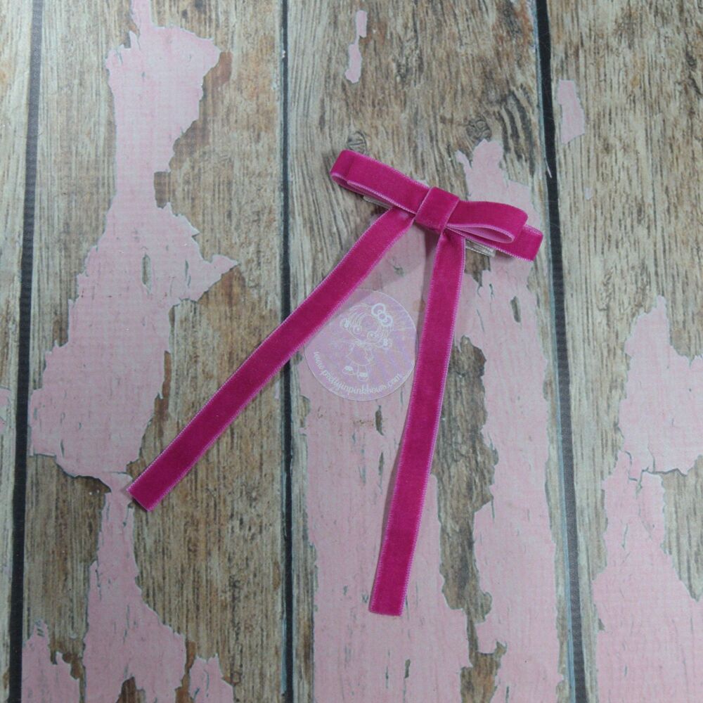 Victoria Bow - Hot pink