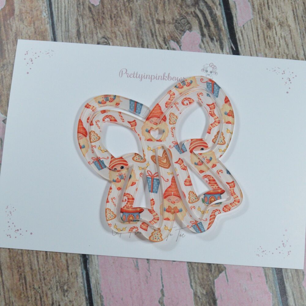 XL Bow Clip Book mark - Gonking Christmas