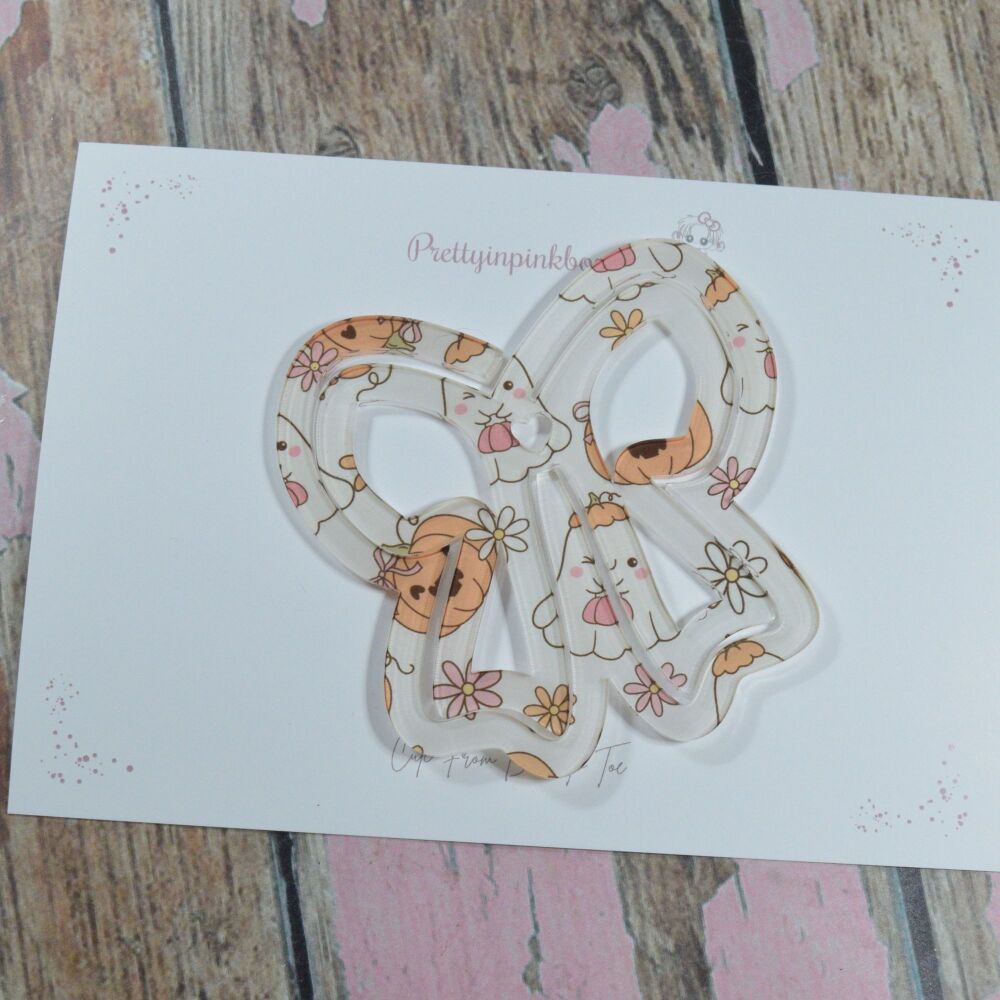 XL Bow Clip Book mark - Cute but scary