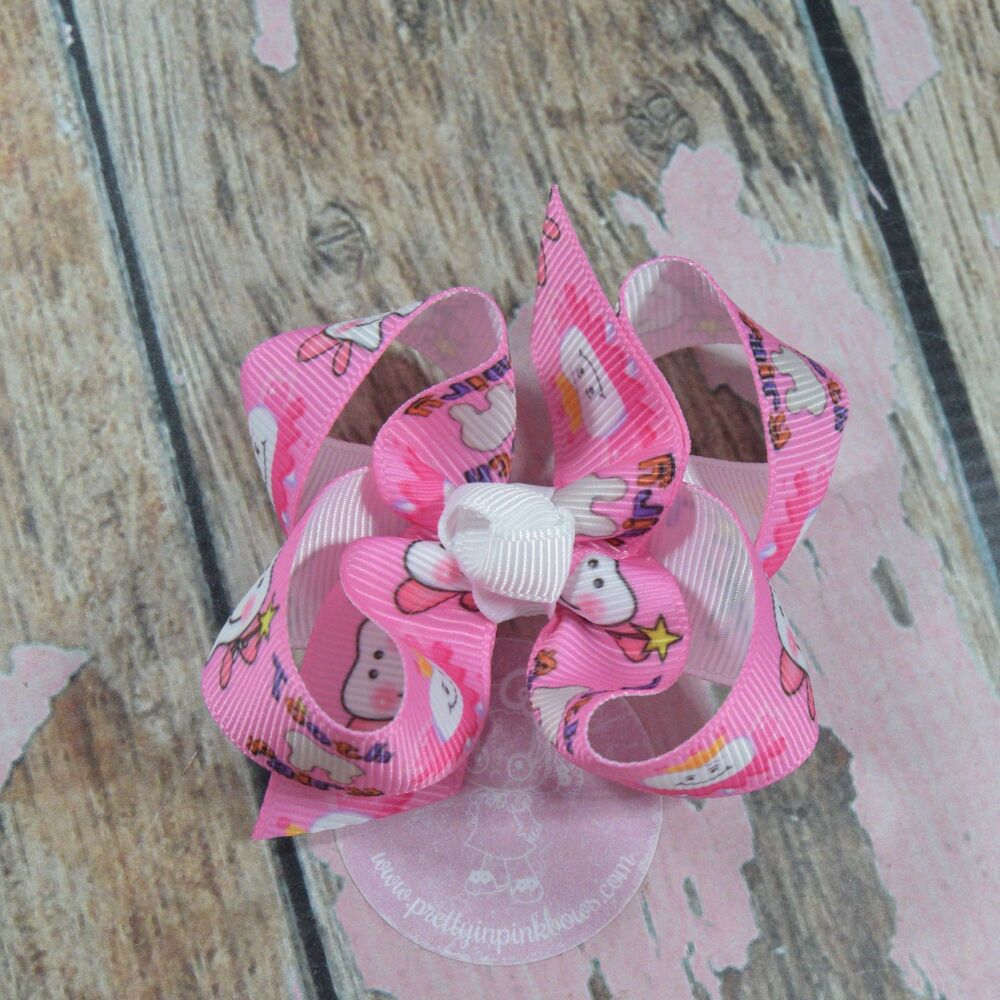 3" Boutique bow - Tooth fairy