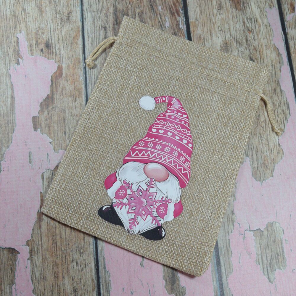 Gonk-a-claus Gift bag -  Snowflake
