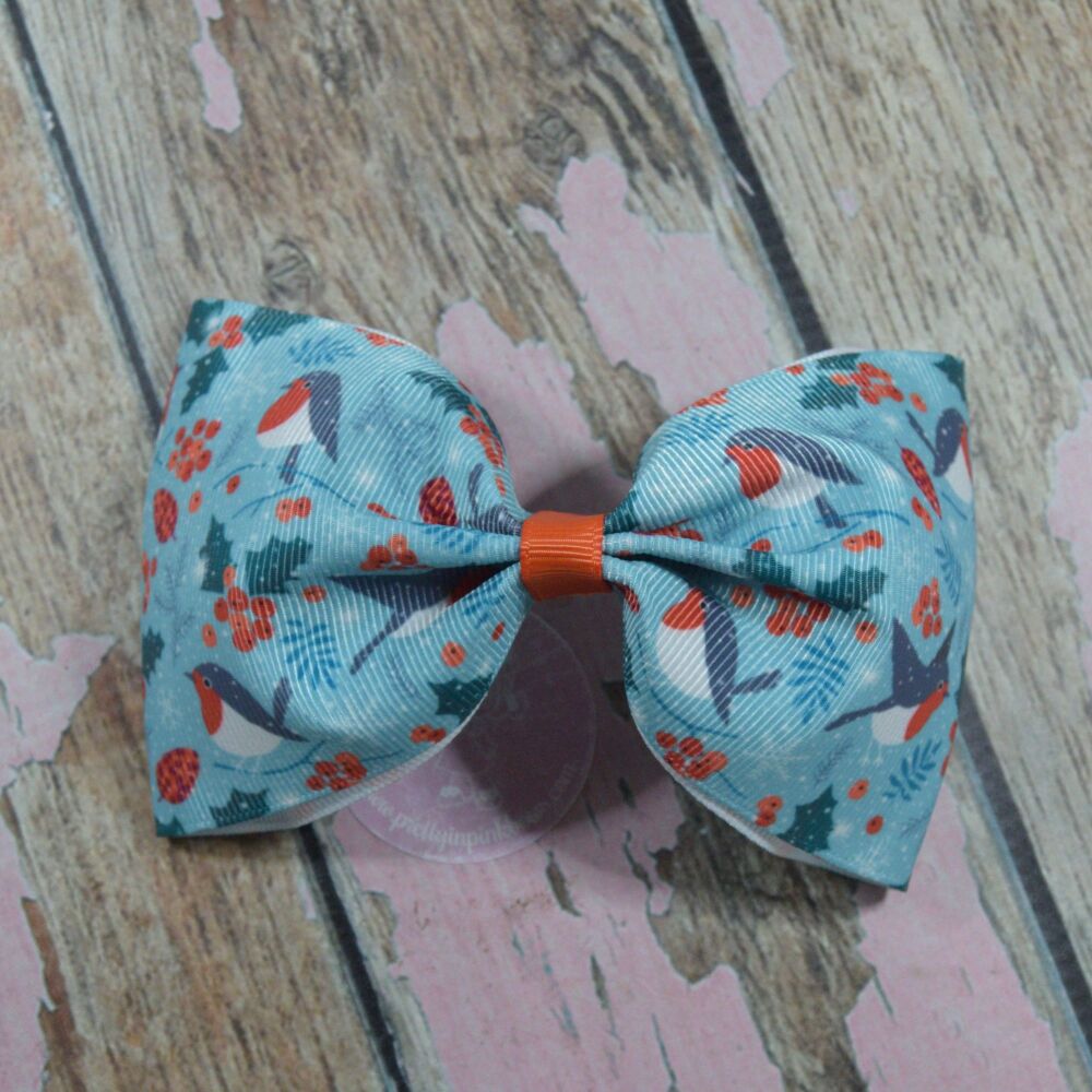 Large Minnie Bow - Robins