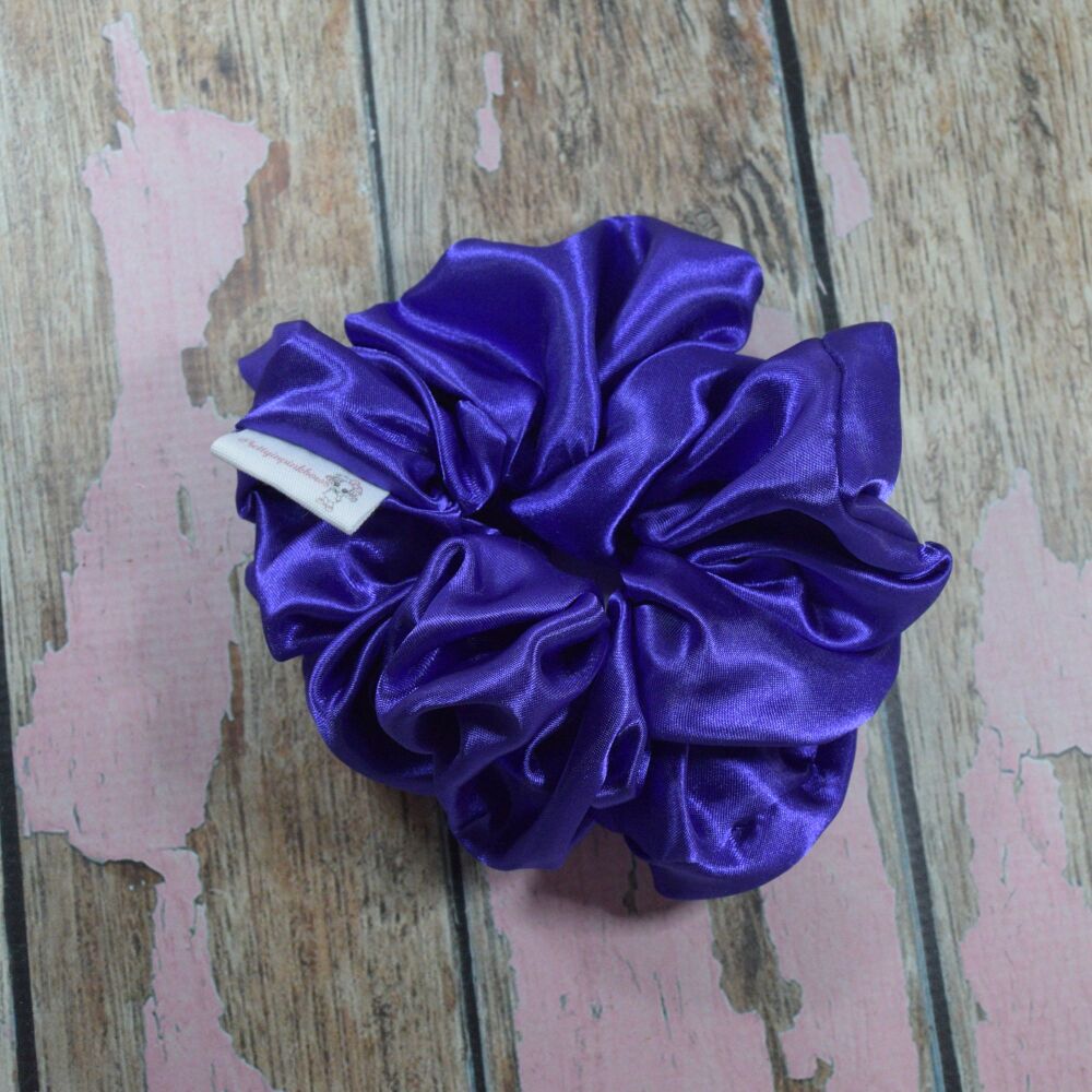 XL Scrunchie - Purple Satin