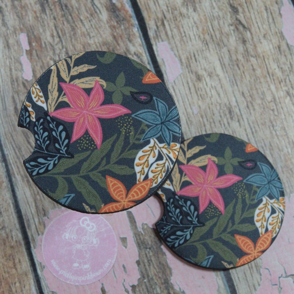 Printed Car Coasters - Autumn