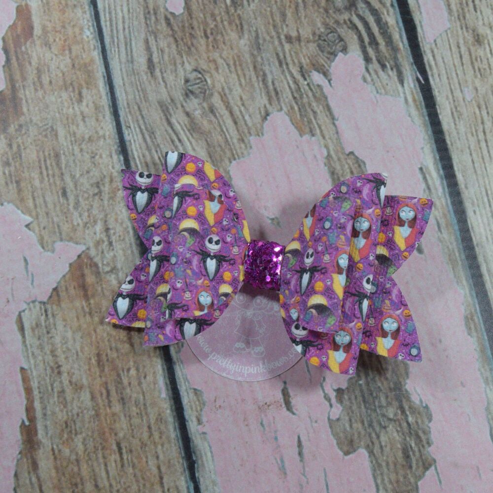 Doll bow - Jack Skllington