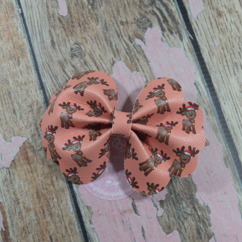 Small Seashell Bow - Reindeer