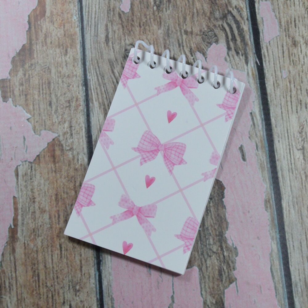 Mini Pad - Plaid Bow